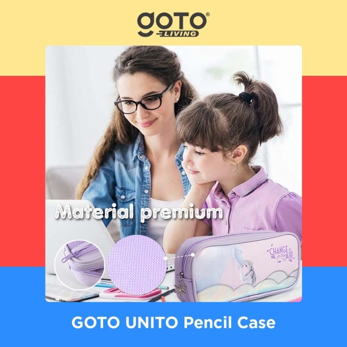 

Goto Unito X Disney Tempat Kotak Pensil Pulpen Alat Tulis Anak Sekolah - P85213 FROZEN