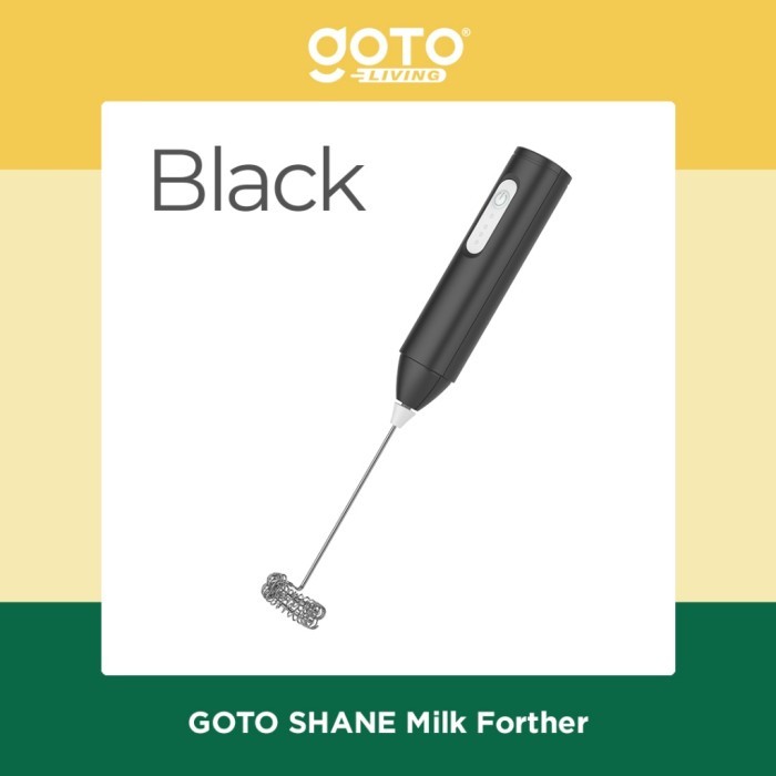 Goto Shane Milk Frother Hand Mixer Pengaduk Kopi Electric Portable - WHITE
