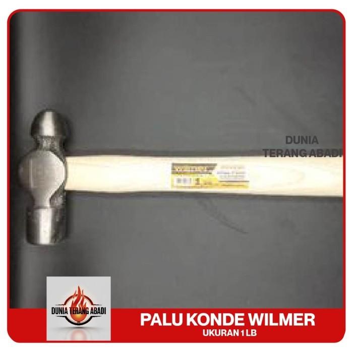 Palu Konde Besi Gagang Kayu Wilmer