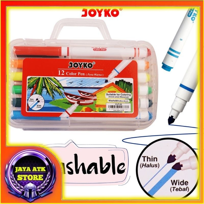 

Color Pen JOYKO CLP-04 ~ CLP-05 Pena Warna Isi 12 dan 24
