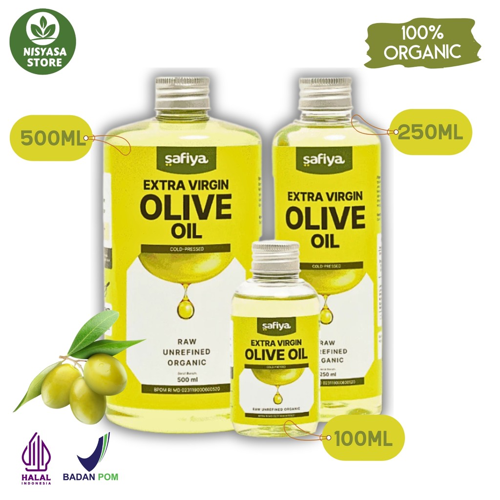 

Safiya Minyak Zaitun Extra Virgin Olive Oil Murni Organik