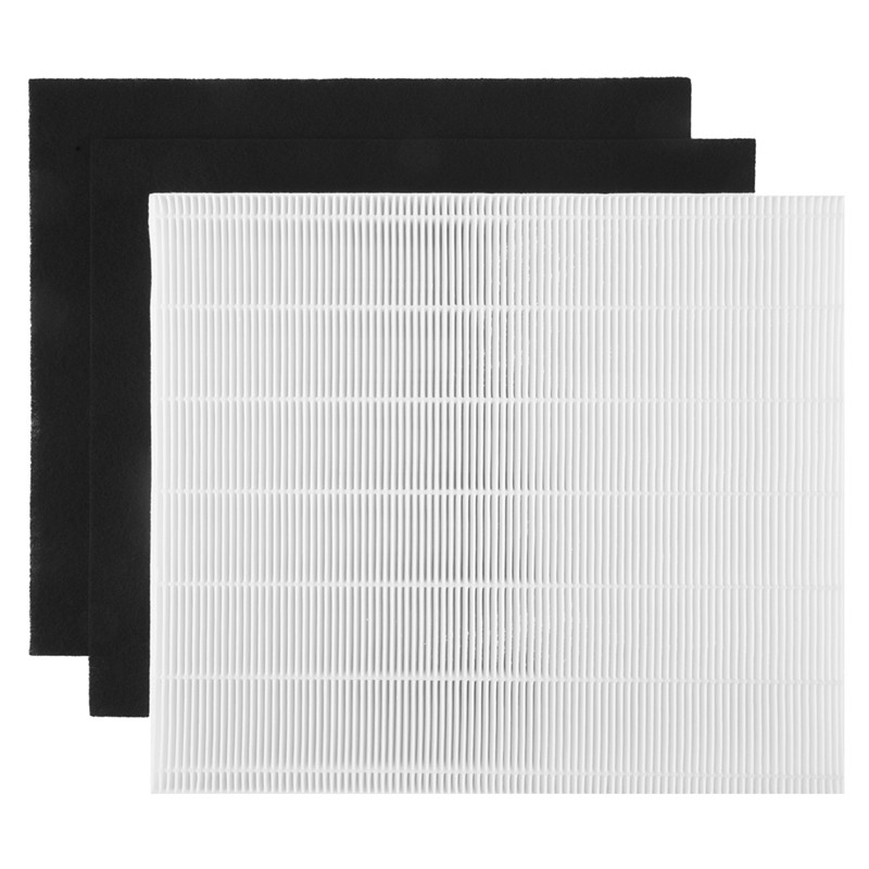 3Pcs Air Purifier Replace HEPA & Carbon Filter Set AP1512HH Fit For Coway AP-1512HH 1512