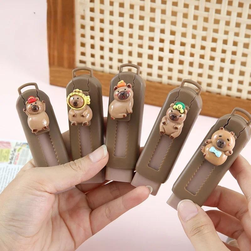 

1Pc Cute Kapibara Eraser Creative Learning Stationery Cartoon Eraser office supplies