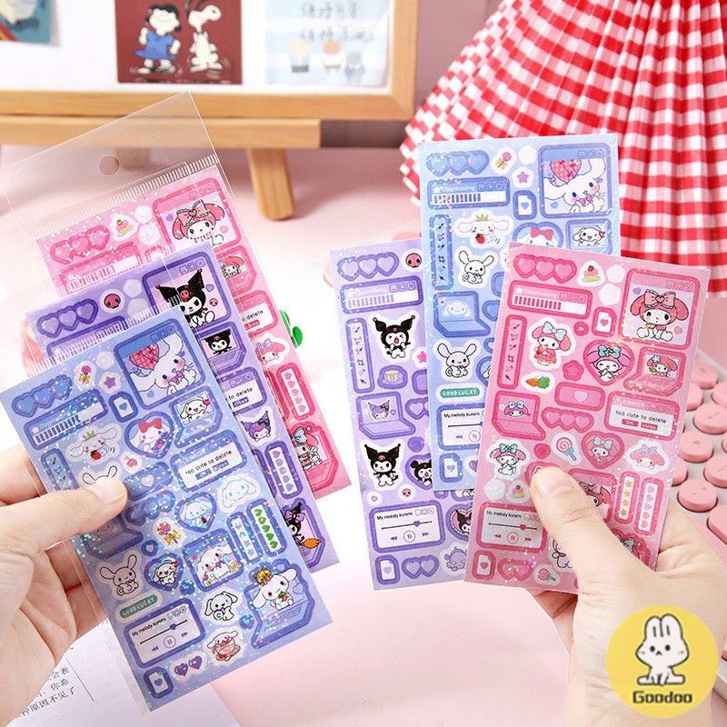 

[COD] Stiker Kartun Sanrio Lucu ，Stiker Gadis Hati Ins Gaya ，Stiker DIY Stiker Siswa Kreatif -GD