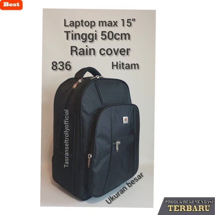tas ransel pria murah berkualitas Tas Ransel Polo Interclub Besar 20 inch original.