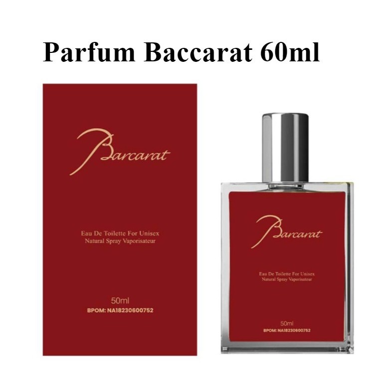 Parfum Baccarat 60ml / Parfum Baccarat 60ml Unisex / Parfum Pria Wanita Wangi Tahan