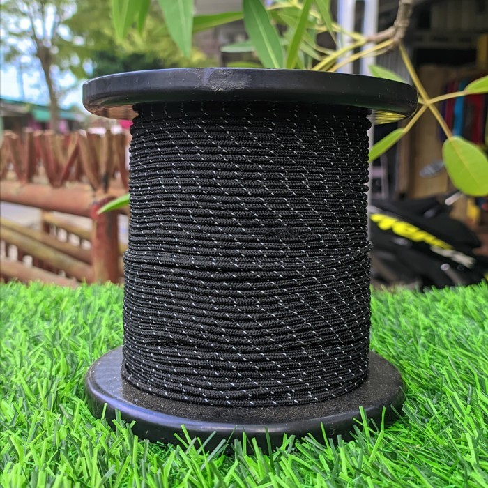 Tali Reflektif 2,5mm Tali Paracord Tali Tenda Climbing Rope 2,5 cm Tali Flysheet Pengencang Pengatur