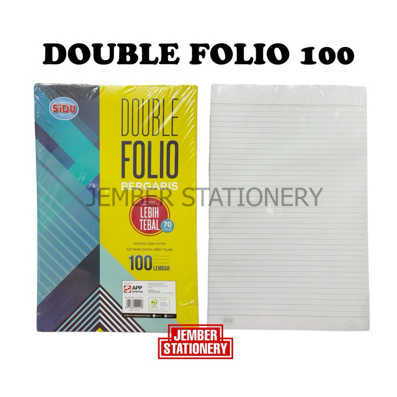 

Double Folio Bergaris SIDU isi 100