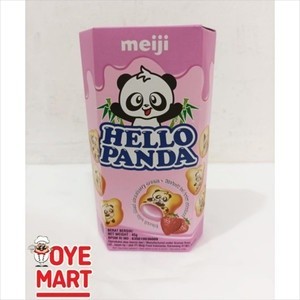 

NEW ITEM SNACK HELLO PANDA BISKUIT STRAWBERRY 45g