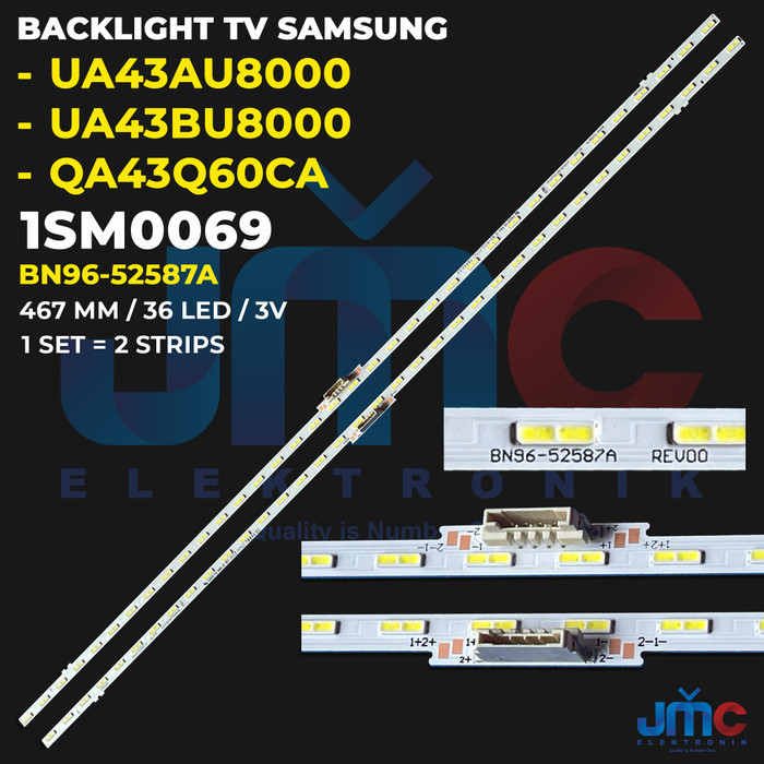 DK23 Backlight Tv Samsung Ua43au7000 Ua43au7002 ua43au8000 43au8000