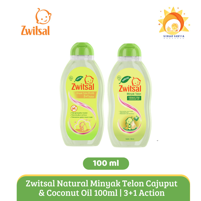 Shopee Zwitsal minyak telon plus 100 ml / minyak telon zwitsal / minyak telon bayi/ minyak telon plu