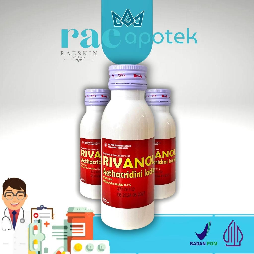 Pim Rivanol Isi 100 Ml Botol