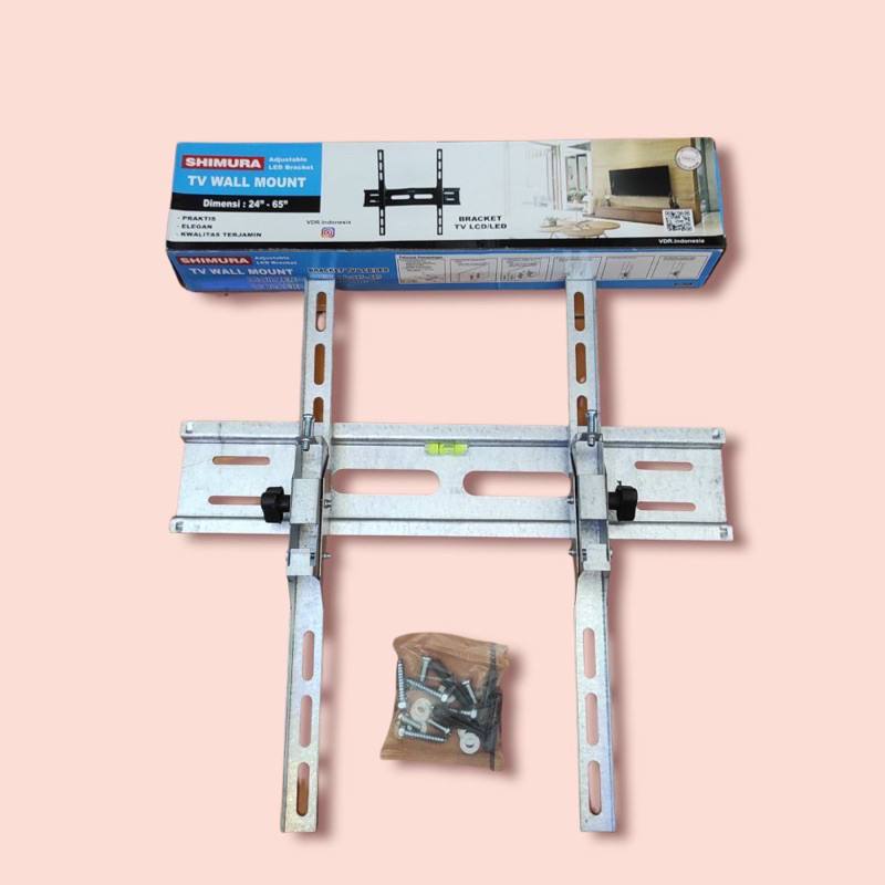 MURAH Bracket TV Led ukuran 24-65 inch SHIMURA TV WALL MOUNT/AKKO STAR 32 Inch-75 Inch