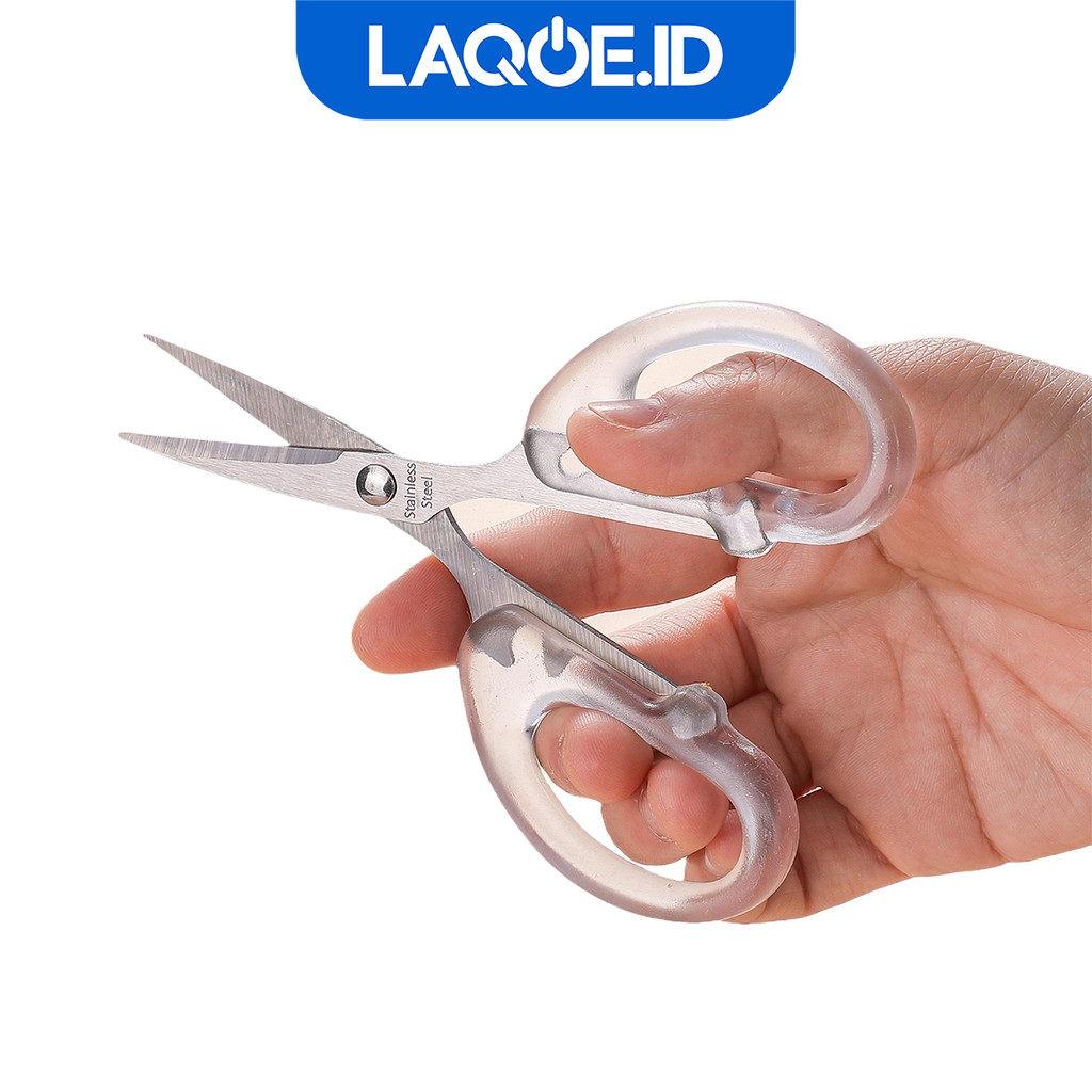 

Gunting Stainless Estetik Transparan Gunting Kertas Multifungsi Scissors Scrapbook ATK3015