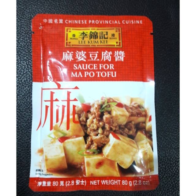 

LEE KUM KEE Mapo Tofu Sauce Sichuan bumbu saus sichuan ma po tofu mapo tahu chinese food 80 gram