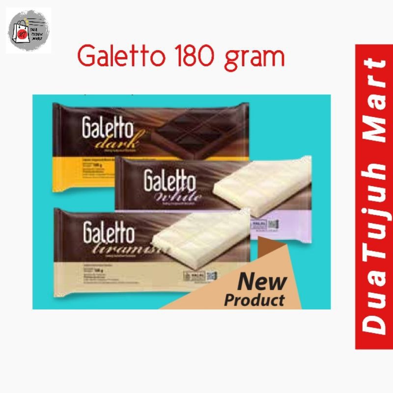

SPESIAL GALETTO Compound 180 gram/Chocolate/White/Tiramisu