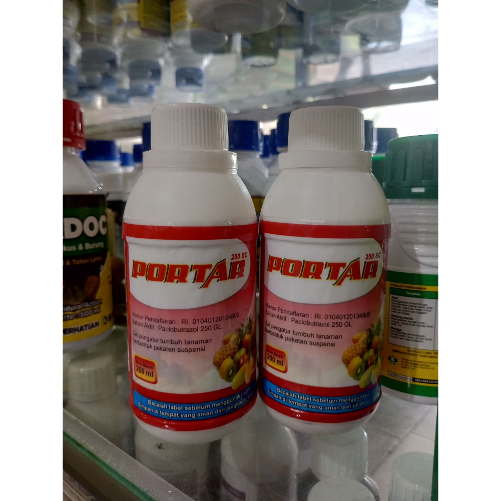 PORTAR 250SC 250ml, Paclobutrazol, ZPT perangsang bunga pemacu buah-buahan