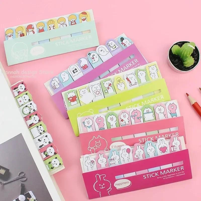 

Korean Stationery Cartoon Animal Cute Sit N Times Paste Personality Mini Note Post Sticky Notes Cute Stationary Supplies