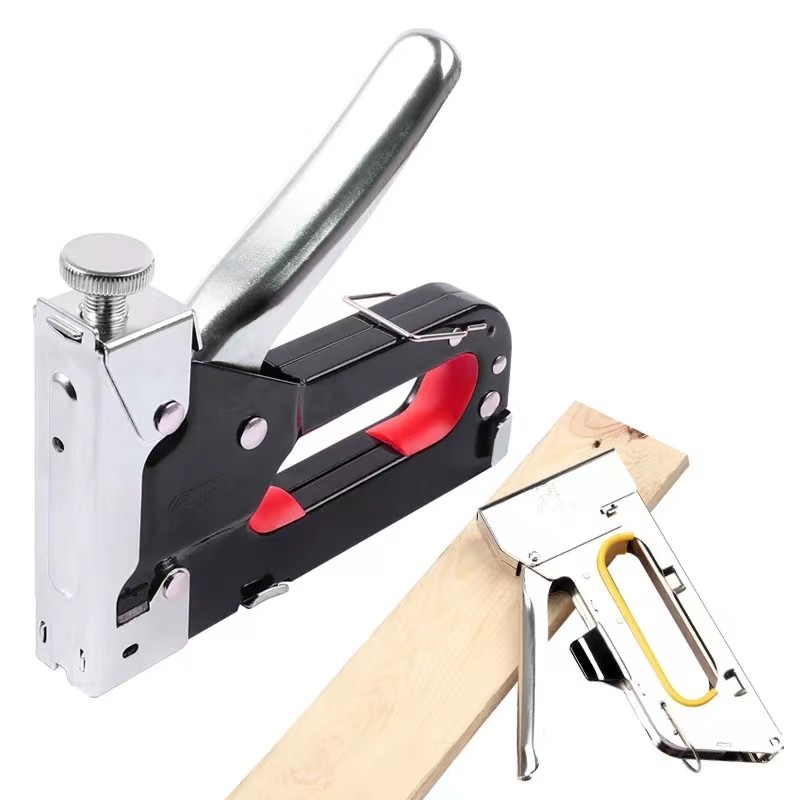 

3 In 1 Nail Gun DIY Furniture Construction Stapler Upholstery Staple Gun With 600 Staples Home Decor Carpentry Tool