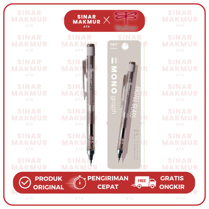 

D3W! Pensil Mekanik/Mechanical Pencil/Shaker Pencil Mono Graph Pastel Glass 0.5mm DPA-149 Mono