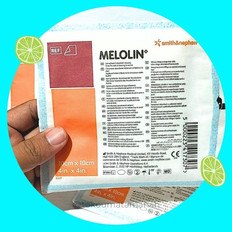 Cod Melolin, Melolin 10x10 termurah, Melolin 10x10 box, Melolin foam dressing,Ffoam dressing luka di