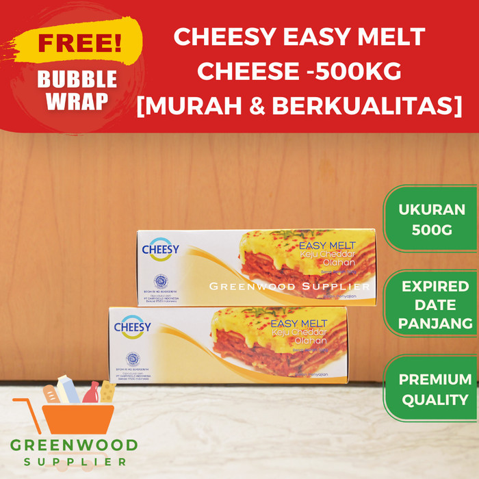 

Cheesy Easy Melt Cheddar Cheese - 500G (FAVORIT)