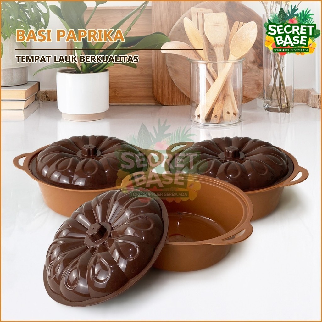 BASI PAPRIKA - Tempat Lauk Prasmanan / Perabot Serba 2000 / Wadah / Tempat Saji Makanan
