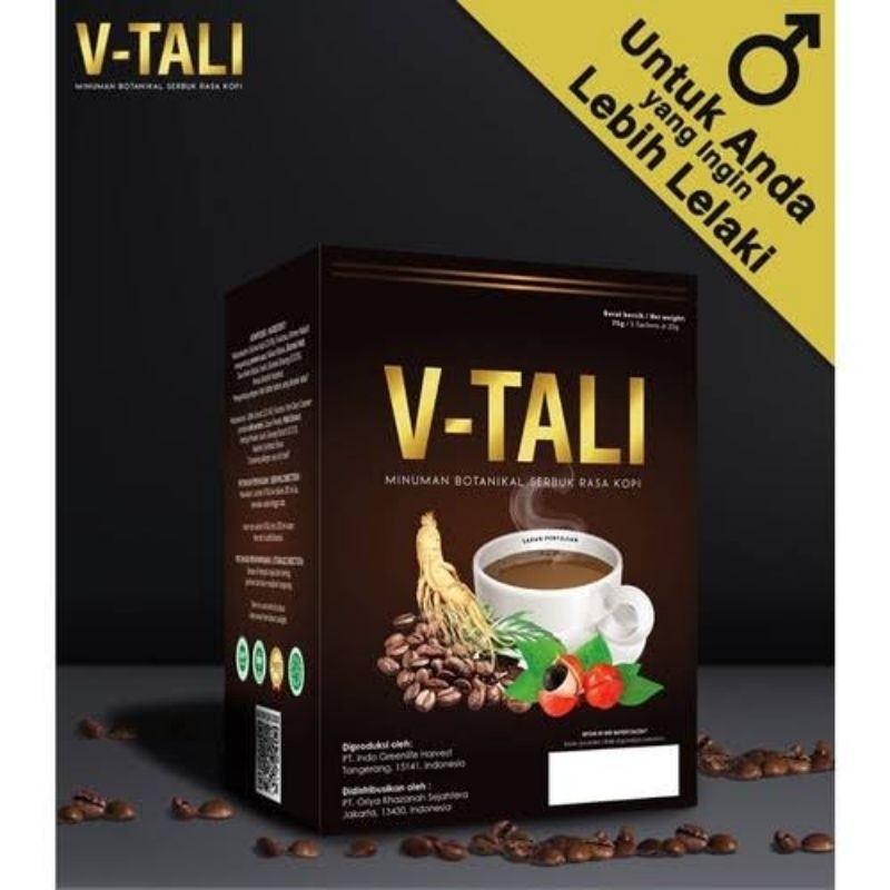 Kopi V-Tali - Kopi Vtali Original Halal Herbal Penambah Stamina Pria Dewasa