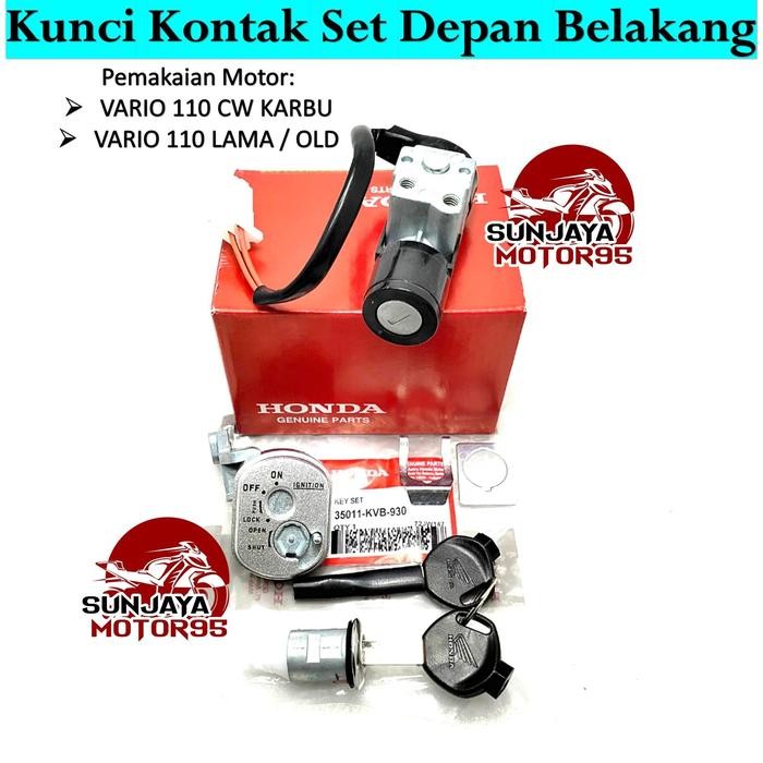 Kunci Kontak Set Komplit Honda Vario lama - Vario 110 CW Karbu KVB Accessories Motor Anak Jok Motorc