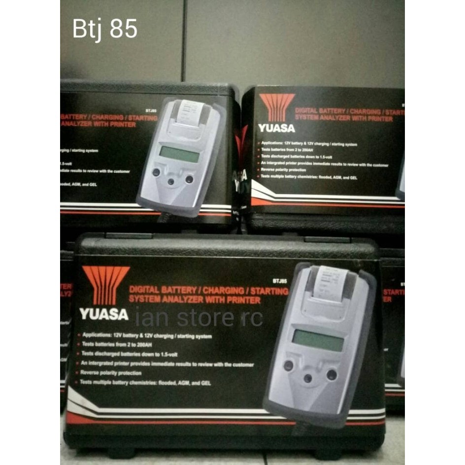 Battery Tester accu  aki yuasa  BTJ85 with Printer