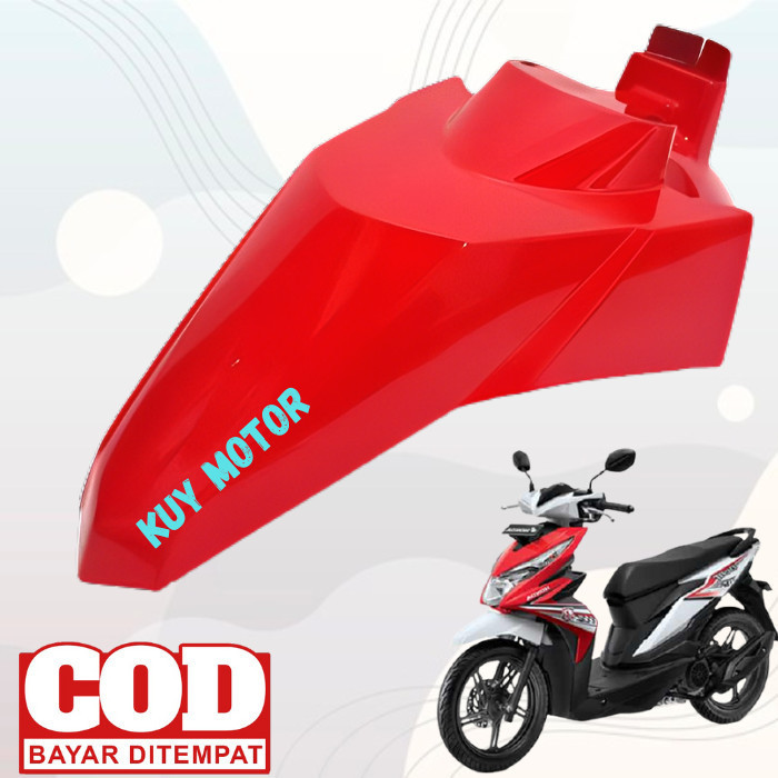 Slebor Depan Motor Beat Digital Honda New BeAT Fi ESP 2016 - 2019 Merah - Slebor Depan