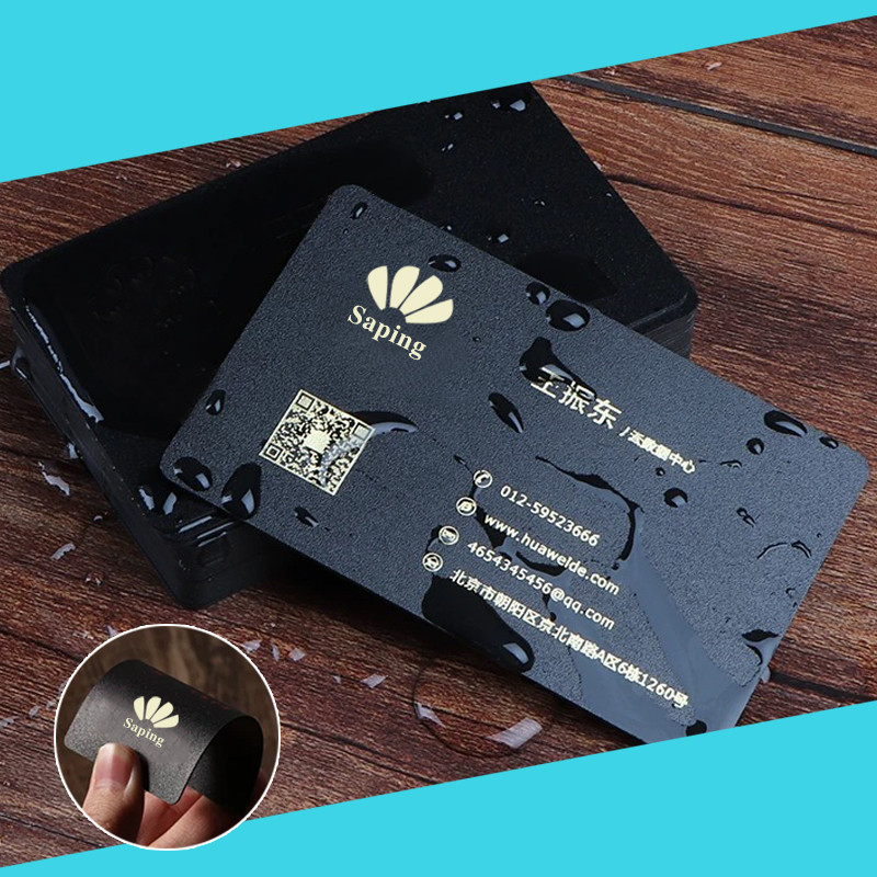 

Customized Cards PVC Business Cards Plastic Waterproof Cards Personalized Design Round Corner Frosted PVC Business Cards
