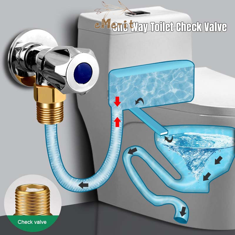 Katup Air Tanpa Aliran Air Balik / Katup Periksa Toilet Satu Arah / Katup Periksa Anti Aliran Balik 