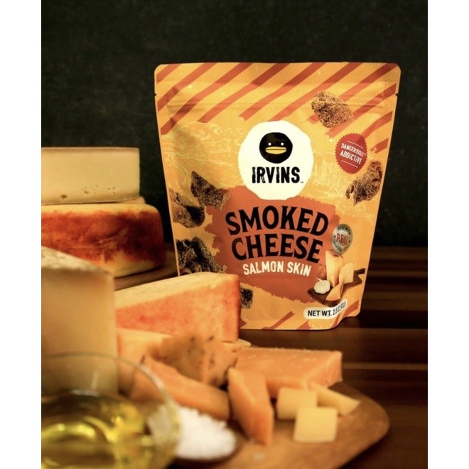 

SOLD OUT IRVINS Smoked Cheese Salmon Skin (80 gr)
