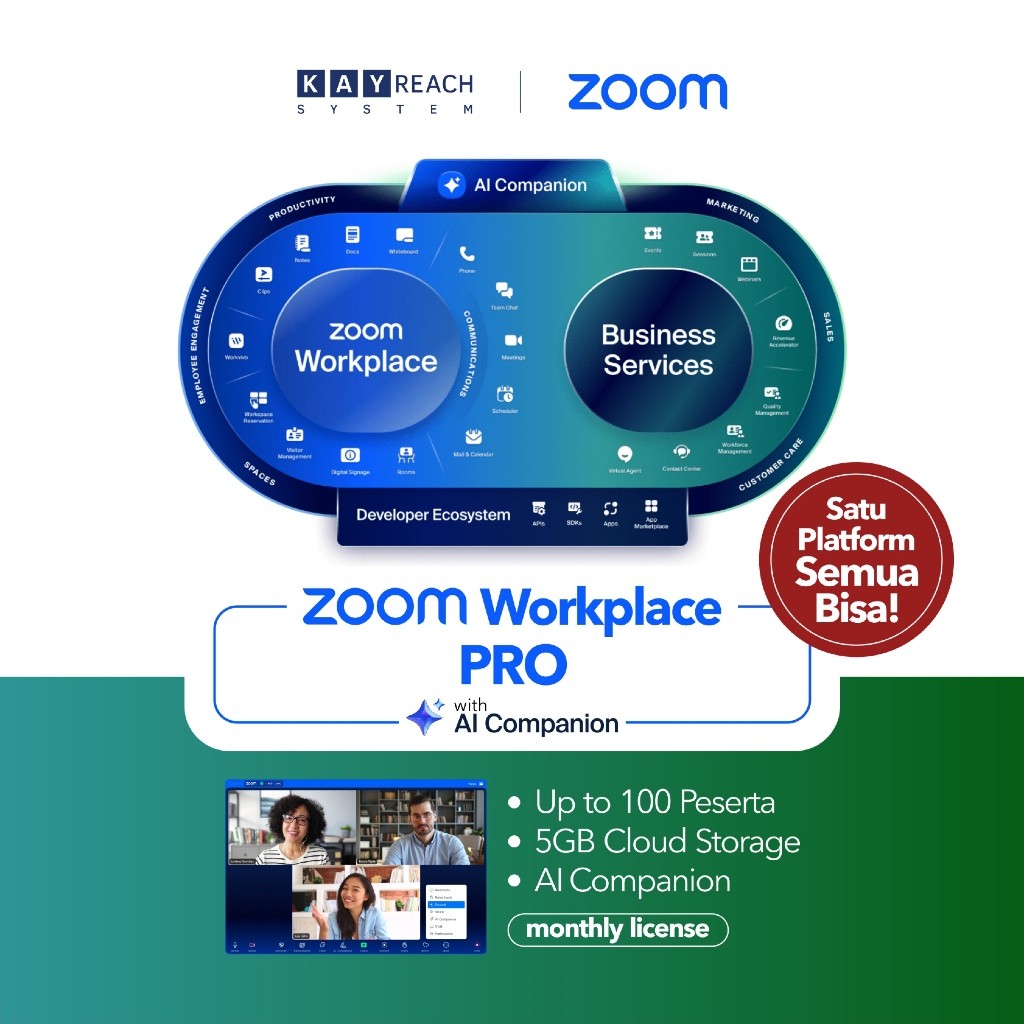 Zoom Workplace PRO Bulanan