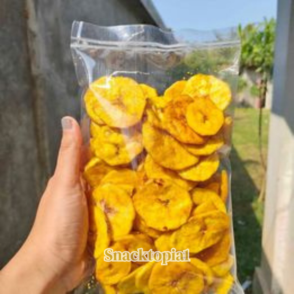 

TEERLARIS Keripik Pisang koin kripik pisang manis keripik pisang original - 1 Kg
