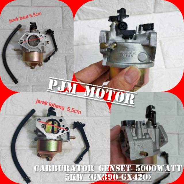 

Carburator Karburator Mesin Genset 5Kw 5000Watt Gx390 Gx420 amplas