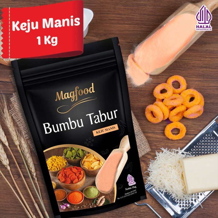 

[Promo]New Magfood Bumbu Tabur Keju Manis 1 Kg - 1 kg