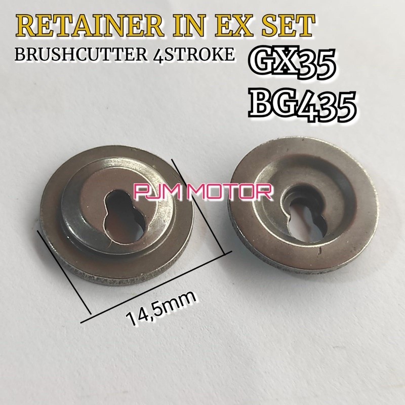 

Gx35 Retainer Topi klep mesin potong rumput 4 tak stroke BG435 amplas