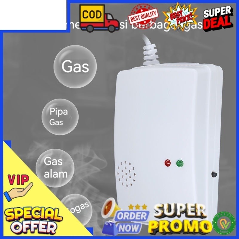 Bisa Cod Alarm Detektor Gas Lpg Bocor / Alat Detektor Gas Lpg Bocor / Gas Detector Leak / Detektor K
