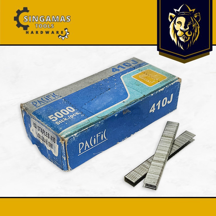 

PACIFIC Isi Staples Refill 410J – 5000 Pcs/Box – Isi Staples Tembak / Tacker Gun