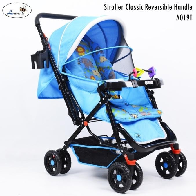 Stroller Bayi Labeille Classic | Stroller Bayi - Biru Muda