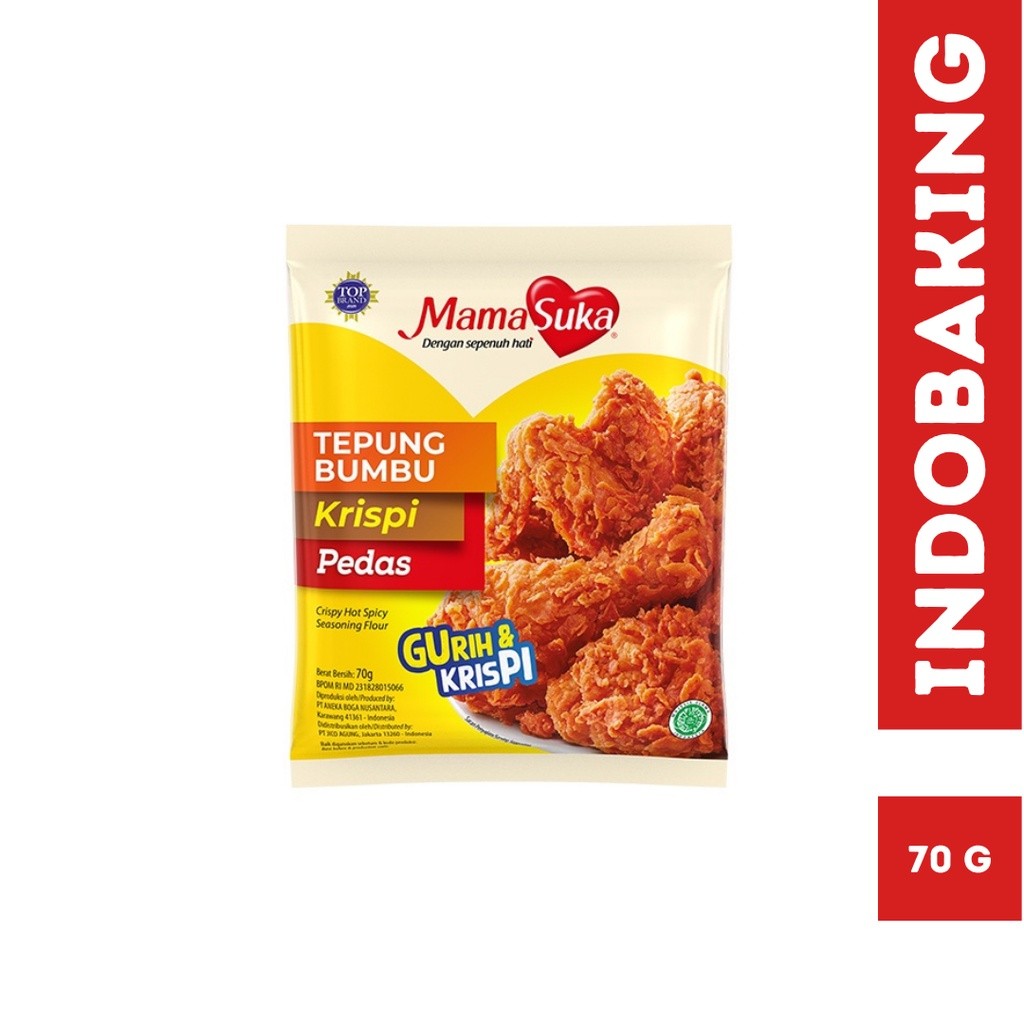 

[SDW] pekanbaru/Mamasuka Tepung Bumbu Krispi PEDAS 70g