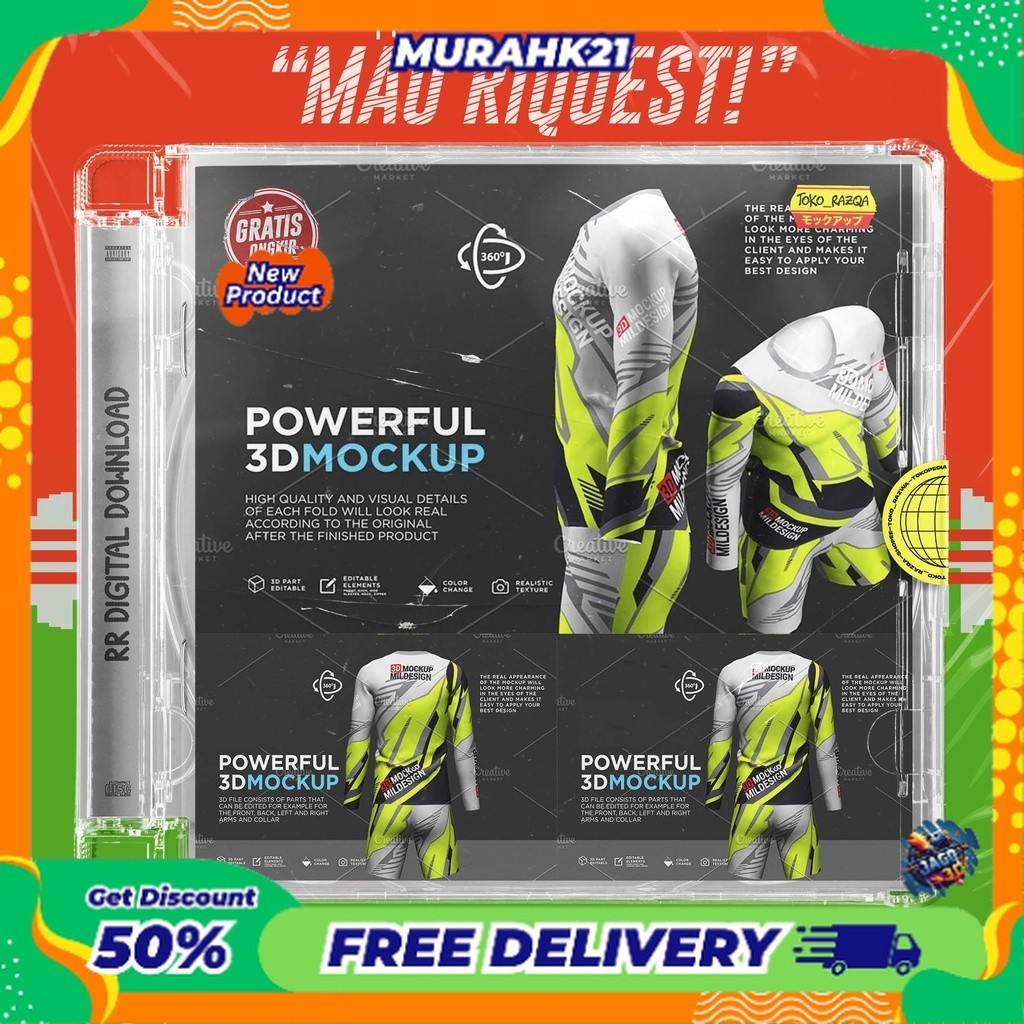 3D Mockup - Goalkeeper Jersey ◖Mockup◗ NEW MOCKUP