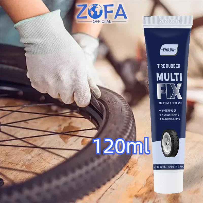 120ml Lem Perbaikan Ban Mobil Tire Glue Repair Lem Ban Mobil Super Kuat Lem Karet Tambal Ban