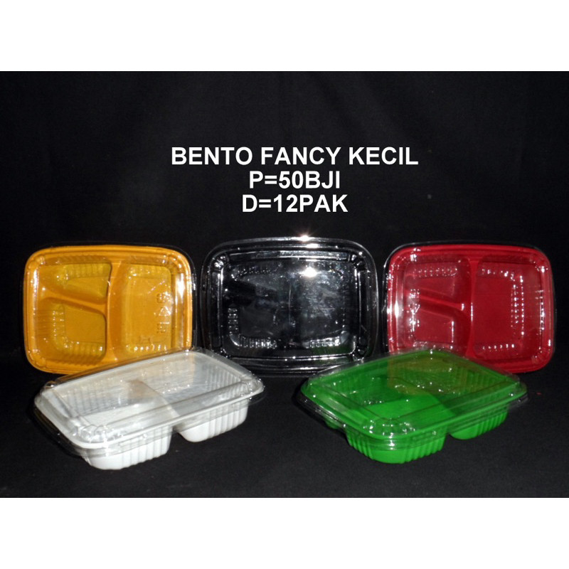 [50 biji] mika bento mini / mika bento mini hitam dan warna, size 14.7 x 18. 7 x 3.7 cm termasuk tut