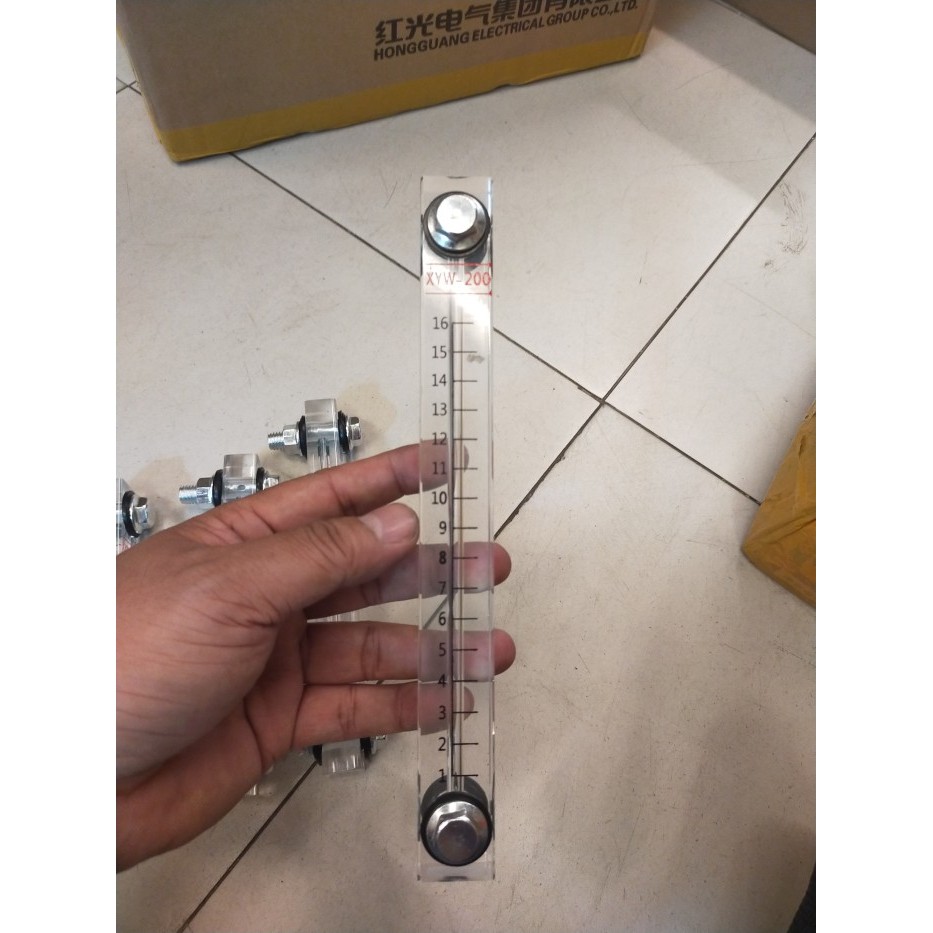 Water Level Gauge XYW 200 / Tanki Level Gauge Level / Akrilik Level Gauge Water Oil Liquid /Hydrauli