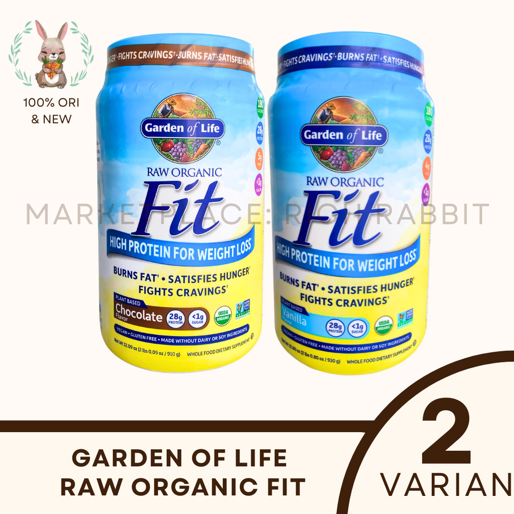 

Garden of Life Raw Organic Fit Chocolate Vanilla ORI USA Susu Diet