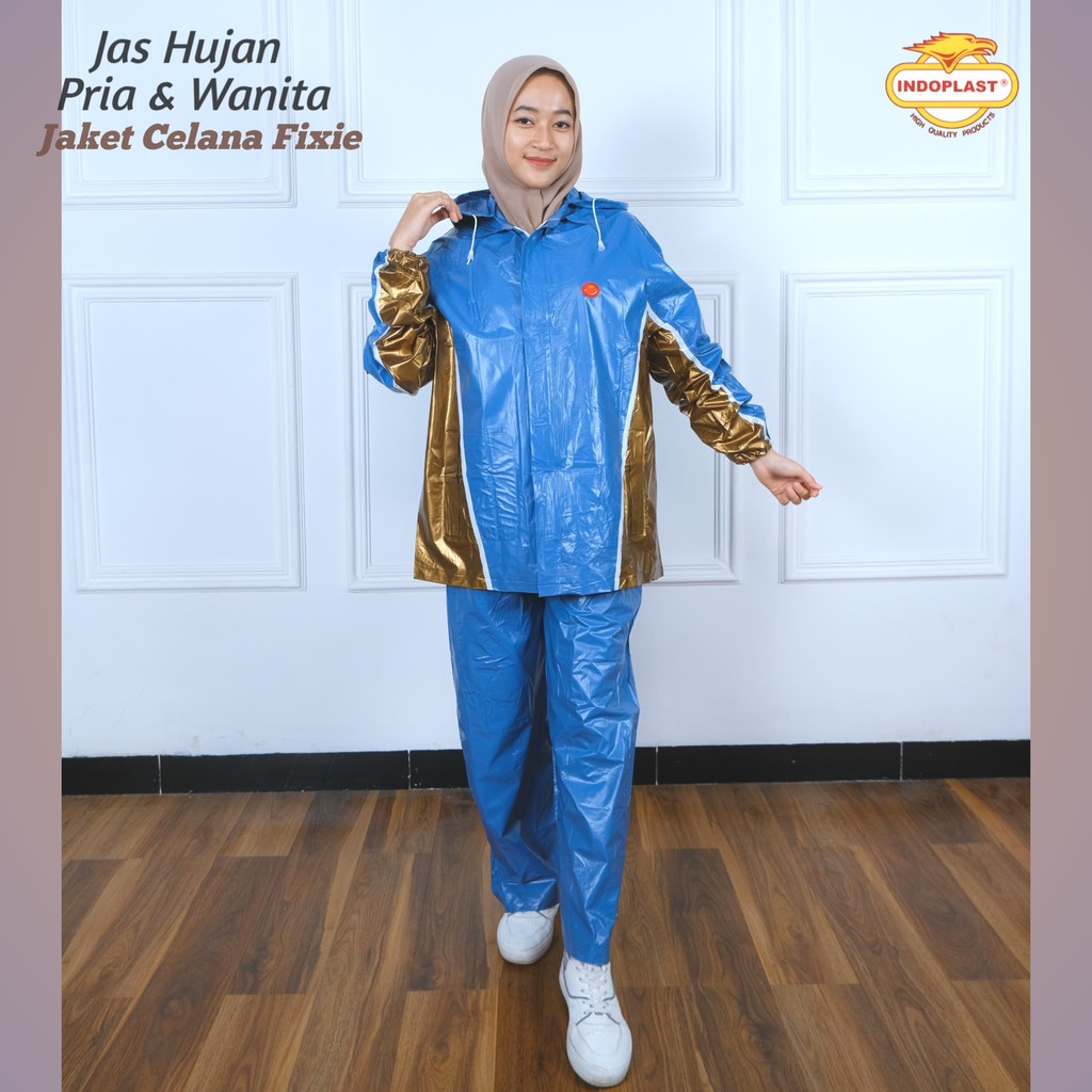 [Fani Shop] Jas hujan celana fixie//Jas Hujan jaket celana Indoplast//jas hujan murah