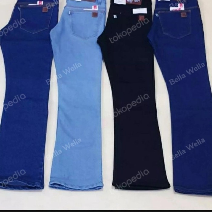Jeans Cutbray Pria Big Size Jumbo Celana jadul Komprang Besar Terbaik